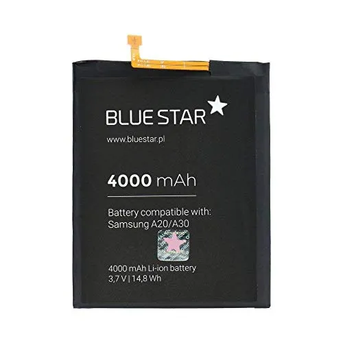 Bluestar Akku Ersatz kompatibel mit Samsung Galaxy A20/A30/A30S/A50 4000mAh Li-lon Austausch Batterie Accu EB-BA505ABU