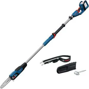 Bosch Hochentaster GKE 18V-25TP Professional - Akku-Teleskop-Kettensäge für müheloses Arbeiten in 240-290 cm Höhe, bürstenloser Motor und automatische Kettenschmierung für zuverlässige Leistung.