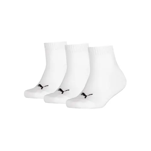 PUMA Kids' Quarter Socks 3 pack in weiß von PUMA