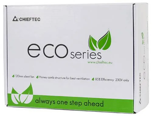 Chieftec GPE-500S Netzteil 500 Watt - Effizientes ATX-Netzteil mit 80 Plus Zertifizierung, bietet stabile Stromversorgung für leistungsstarke Systeme.