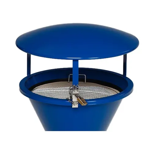 Mülleimer Zubehör VAR Standascher Dach enzianblau von VAR