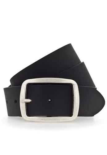 MUSTANG Woman's Leather Belt 4.0 W80 Black - Damen-Gürtel aus hochwertigem Leder, schick und stylisch für jeden Anlass, bietet optimalen Halt und Komfort.