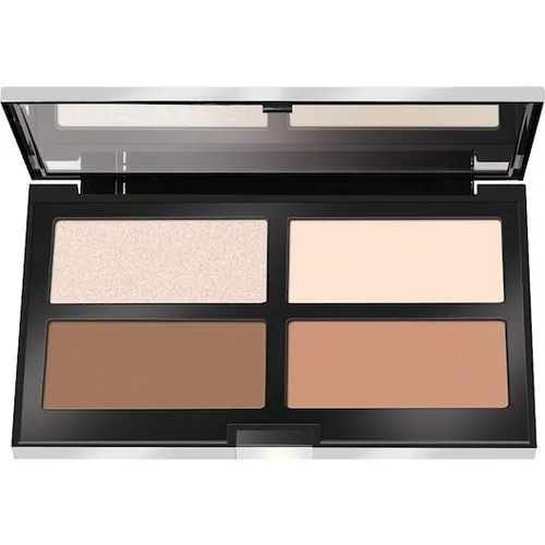 PUPA Milano Teint Puder Contouring & Strobing Palette No. 001 - Sonstige Make-Up-Artikel mit preisgekröntem Puder für perfektes Konturieren und strahlende Highlights, ideal für einen schlanken Teint.