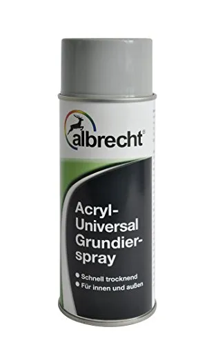Albrecht Acryl-Universal-Grundierspray 1315 400 ml, weiß, 3400405300131500400