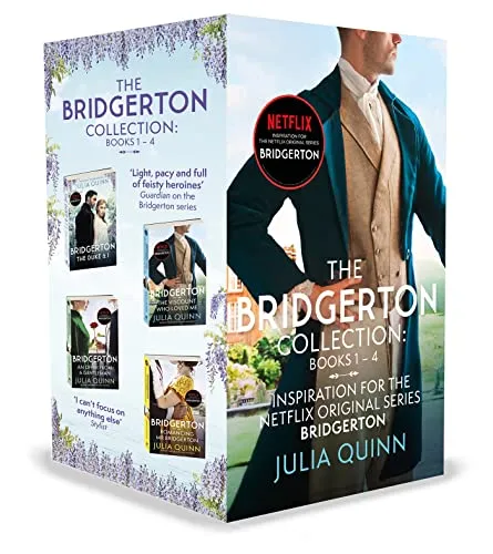 The Bridgerton Collection: Books 1 - 4 - Hörbücher der Bridgerton-Serie, basierend auf der beliebten Netflix-Serie, bieten fesselnde Geschichten und romantische Abenteuer für Fans.