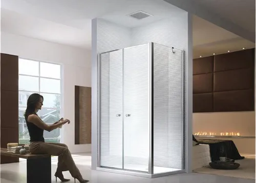 Glaszentrum Hagen Eckdusche Athene - 90x75x195 cm - Klarglas Duschkabine - Moderne Eckdusche mit 8mm ESG-Klarglas, robust und elegant. Einfache Montage und leichte Reinigung dank spezieller Beschichtung. Ideal für stilvolle Badezimmer.