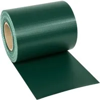 tectake Sichtschutzzug für Zäune - Kettenzüge für Einzelstab- und Doppelstabmatten-Zäune, robust und aus PVC für optimalen Sichtschutz in grün.