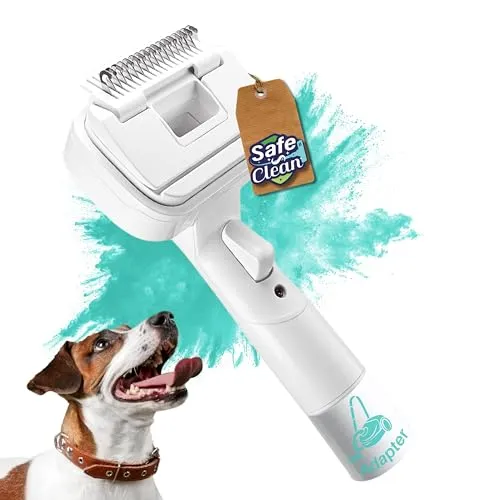 SAFE 'N CLEAN Tierhaarbürste Staubsauger Aufsatz für Hunde & Katzen - Hundebürsten-Set 3-in-1 für effektive Fellpflege, kompatibel mit Dyson, Miele & mehr. Innovative Technik entfernt Haare rückstandslos – für ein stressfreies Pflegeerlebnis!