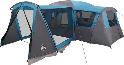 vidaXL Familienzelt mit Dach Blau und Grau 745 x 700 x 217 cm