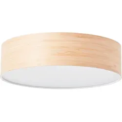 Xxxl Deckenleuchte Romm – Elegante Holz-Metall-Kombination - Moderne Deckenleuchte aus Bambus und Metall, ideal für stilvolle Innenräume. Perfekt für Esstische und schafft eine warme Atmosphäre.