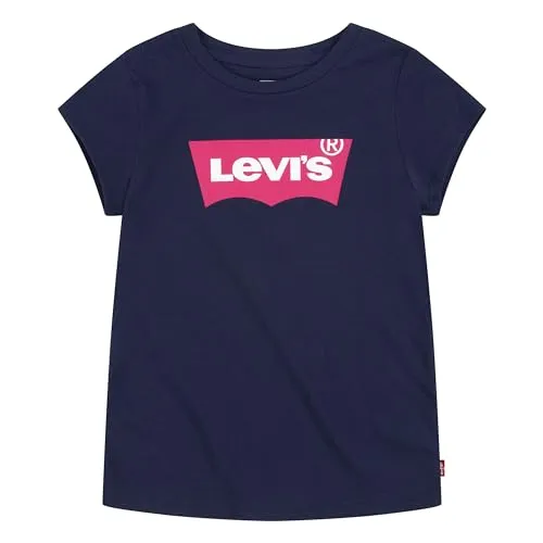 Levi's Kids ss batwing tee Mädchen Peacoat / Tea Tree Pink 10 Jahre