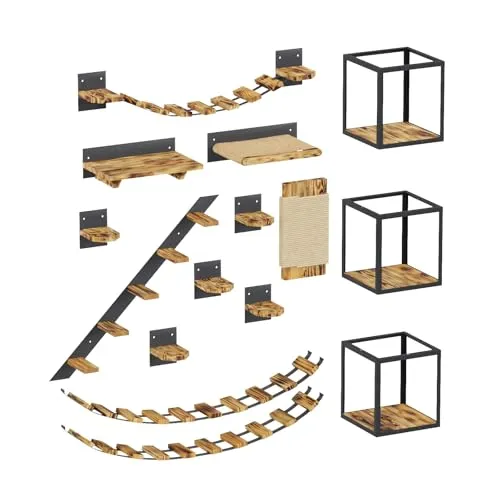 QLS Katzen Kletterwand Set XXL