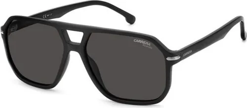 Carrera Unisex 302/S Sonnenbrille, 003 Matte Black, 59 - Sonnenbrillen für Damen, stilvolles Design in Matte Black mit UV-Schutz und schützendem Etui, perfekt für sonnige Tage.