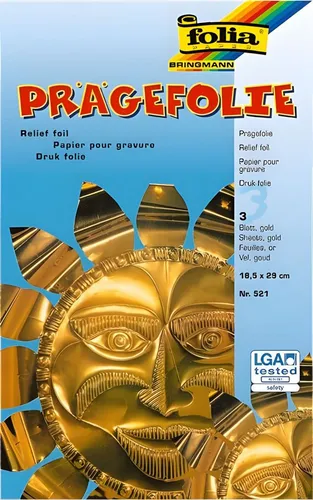 Knorr Prandell Schaumgummi KNORR PRANDELL 218260079 Prägefolie 185 x29 cm Aluminium goldfarben
