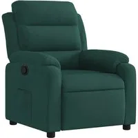 Relaxsessel Dunkelgrün Samt - Erwachsenenmöbel in elegantem dunkelgrünem Samt, perfekt für entspannte Stunden im Wohnzimmer.
