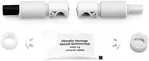 Vigour Softclose Ersatzset | Dämpferersatzpaket für WC-Sitze DERSTYSIAS & CLSSIAS