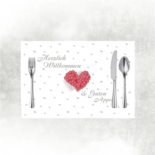 Tischsets Rot von Sovie HORECA