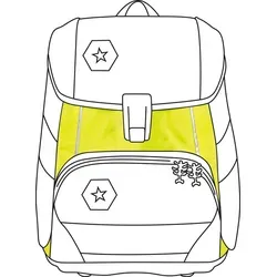 Step by Step Ranzen-Zubehör Neon Pull-Over - Gelb