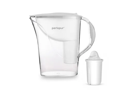 PerloPur Wasserfilter PearlCo Wasserfilter Standard weiß Inkl. 1 Universal Filterkartusche