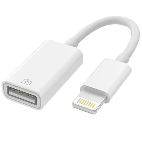 Lightning auf USB Adapter mit OTG Kabel für iPhone – MFi-Zertifiziert