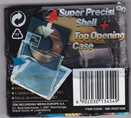 TDK MD-RXG beschreibbarer Minidisc (74 Minuten)
