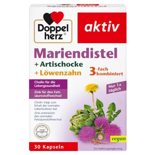 Doppelherz Mariendistel + Artischocke + Löwenzahn