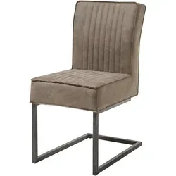 LINDA Schwingstuhl 2er Set mit schwarzem Metallgestell von Stolkom