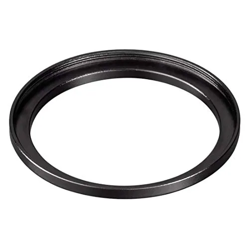 Hama Filter-Adapterring 52mm auf 55mm - Blitzadapter für einfache Verbindung von 55mm Filtern an 52mm Objektiven, aus stabilem Metall, kratzresistent und ideal für Fotografen.