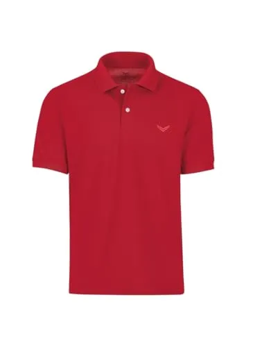 Trigema Herren Poloshirt 627601 in Rot (kirsch), Größe L von Trigema