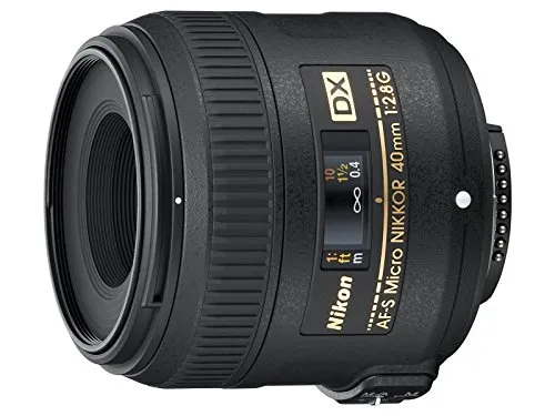 Nikon AF-S DX Micro NIKKOR 40mm f/2.8G Objektiv - Objektive für Spiegelreflexkameras, kompaktes Makro-Objektiv mit hervorragendem Bokeh für beeindruckende Nahaufnahmen und 4 Jahre Garantie durch Nital Card.