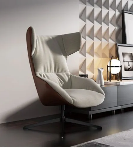 Lounge Sessel Grau - Moderner Clubsessel für Entspannung - Moderner Sessel in Grau, ideal für jedes Zimmer. Mit hochwertiger Polsterung und elegantem Design, perfekt zum Relaxen oder Lesen.