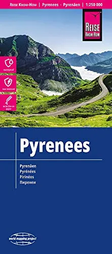 Reise Know-How Landkarte Pyrenäen / Pyrenees (1:250.000): reiß- und wasserfest (world mapping project)