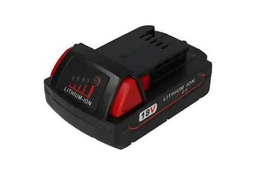vhbw Akku passend für Milwaukee M18 FMDP, FIWP12-502X, FIWP12-0X, FIWP12, Akku Akku Li-Ion 2000 mAh (18 V), Leistungsfähiger Austausch-Akku für Werkzeug Powertools wie