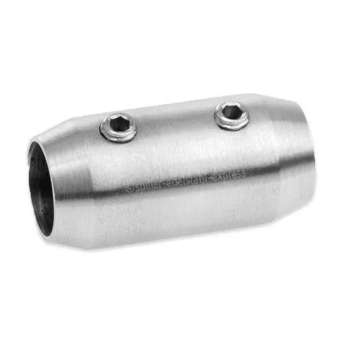 Edelstahl Verbinder Bohrung 12,2mm aus Edelstahl V2A