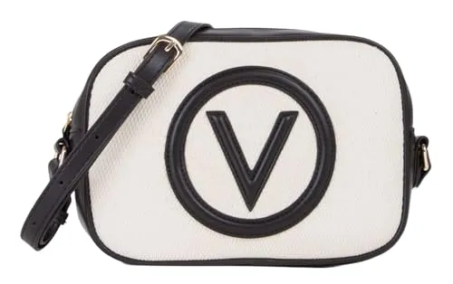 Valentino Damen Covent Handbag, Naturale/Nero - Umhängetaschen: Edle Valentino Kamera-Tasche in Naturale/Nero, ideal für stilvolle Auftritte und vielseitige Kombinationsmöglichkeiten.