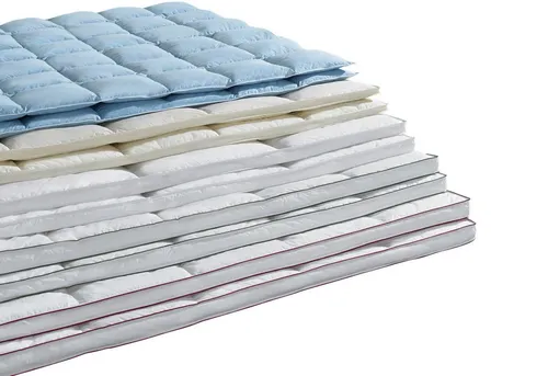RIBECO Federbettdecke + Kopfkissen Überraschungspaket, 2-tlg, Decke mit Kissen, Füllung: 90% Federn, 10% Daunen, Bezug: 100% Baumwolle, LAGERRÄUMUNG! Solange der Vorrat reicht! verschiedene Größen