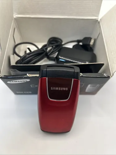 Samsung SGH-C270 Klapphandy Rot Black Vintage Retro OVP – Getestet & Lädt! / Y2K