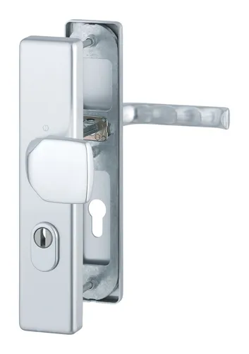 Hoppe London Aluminium-Schutz-Langschild-Wechsel-Garnitur - Türsicherungen, ideal für Außen- und Wohnungstüren, mit Zylinder-Abdeckung für zusätzlichen Schutz und Sicherheit