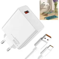 120-w-ladegerät, 120-w-schnellladegerät Mit 6-a-usb-c-kabel (1,5 M), Kompatibel Mit Xiaomi 12, 13, 14, Xiaomi Poco F7 Ultra, F6, Redmi Turbo 4, 3, Note 14, 13, 12 Und 11 Pro