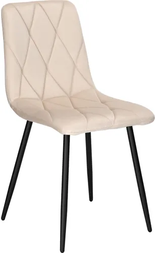 Madison Velvet gepolsterter Stuhl beige