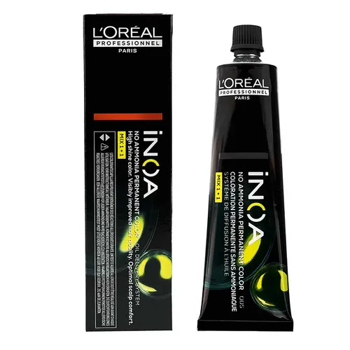 LOreal L'Oréal Professionnel INOA 5.12 High Resist Hellbraun Asch Irisé (60 ml)