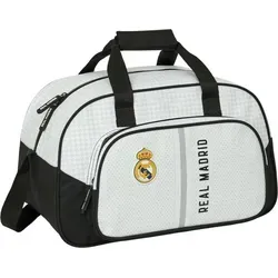 Safta Sporttasche 22L Real Madrid 1ª Equip. 24/25 - Reisetasche für echte Real Madrid-Fans, 22L Volumen, verstellbarer Schultergurt und großes Frontfach für einfachen Zugang. Ideal für Training und Freizeit!