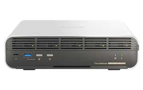 QNAP TBS-H574TX - NAS-Server - 5 Schächte - RAID RAID 0, 1, 5, 6, 10, 50, JBOD, 60, 60 Hot Spare - RAM 16 GB - 2.5 Gigabit Ethernet / 10 Gigabit Ethernet - iSCSI Support