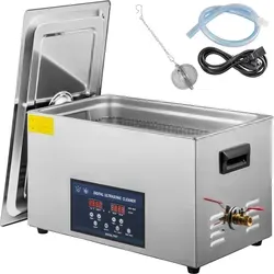 SucceBuy 30L Ultraschallreiniger, Dual-Frequenz, mit Heizung, für Teile, Schmuck, Brillen, Ringe, Zahnersatz, Schallplatten, Leiterplatten, 28/40K...
