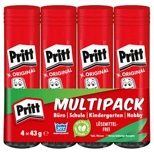 Pritt ORIGINAL Klebestifte 43,0 g, 4 St. von Pritt