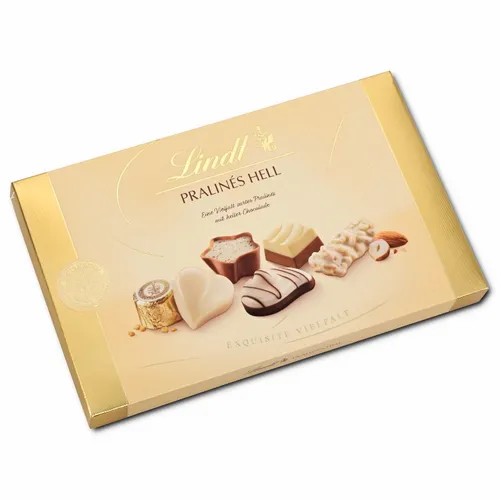 Produktbild Lindt Pralines Hell, Schokolade, 200g Packung 62,60€/1kg