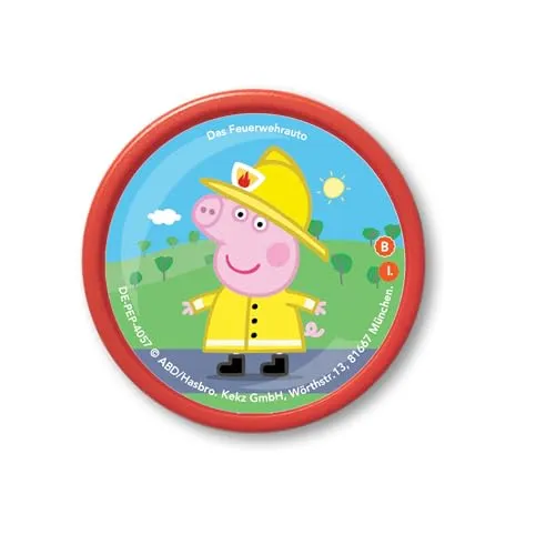 Kekz Audiochip für Kekzhörer, Peppa Pig - Kekz 1: Das Feuerwehrauto (und 5 weitere Geschichten), Hörspiel für Kinder ab 3 Jahren, Spielzeit ca. 32 min.