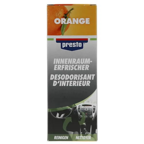 presto Innenraumerfrischer ORANGE 150 ml Autoduft Lüftungsreiniger 50,00€/L