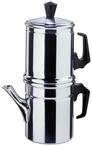 Ilsa Napoletana Kaffeemaschine, Aluminium, Silber, für 1 Tasse