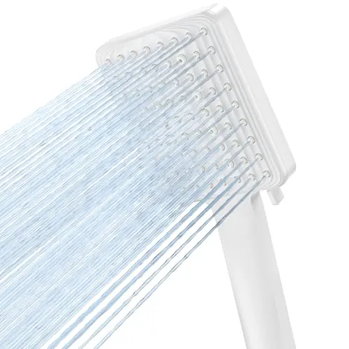VOXON Duschkopf Regendusche, Handbrause Duschbrause Groß, Duschkopf Wassersparend Hochdruck, Einhand-Einstellung, Brausekopf mit 6 Strahlarten (Ohne Schlauch)